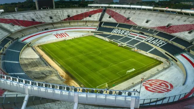 El Estadio Monumental de River Plate fue remodelado en el último tiempo. Lionel Messi será “dueño” de una parte del recinto a partir de hoy. | Foto: Archivo.