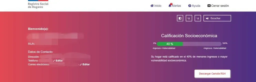 Foto: Registro Social de Hogares.