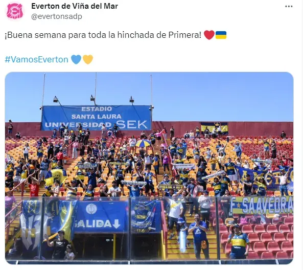 Everton le toca la oreja a Santiago Wanderers.