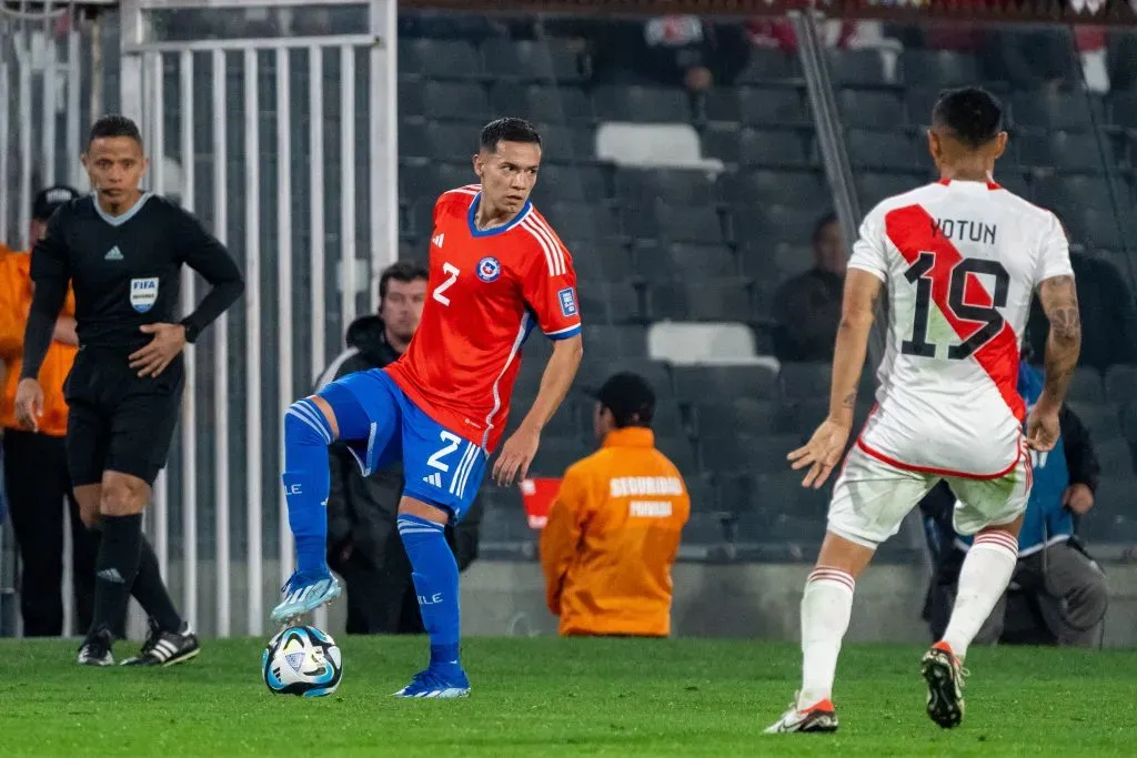 Matías Fernández jugó en el segundo tiempo ante Perú por la banda derecha. Foto: Guille Salazar / Redgol.