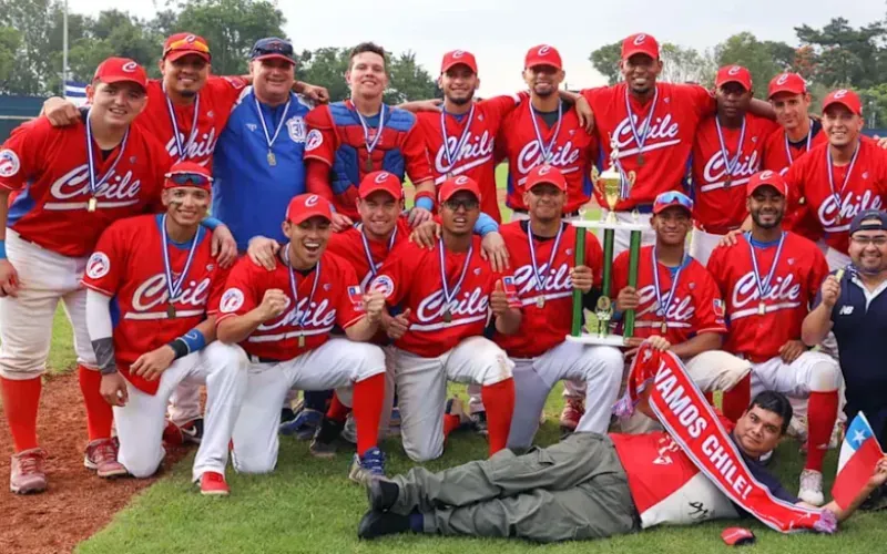 El equipo chileno de béisbol