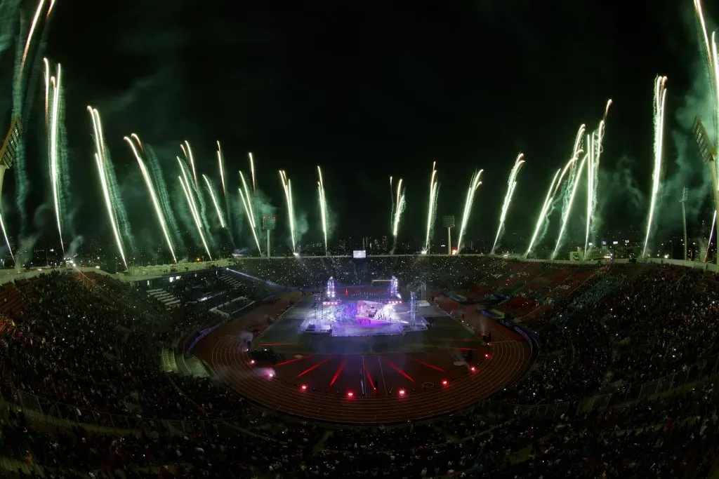 Inauguración y ceremonia de los juegos Panamericanos Santiago 2023 en el Estadio Nacional.