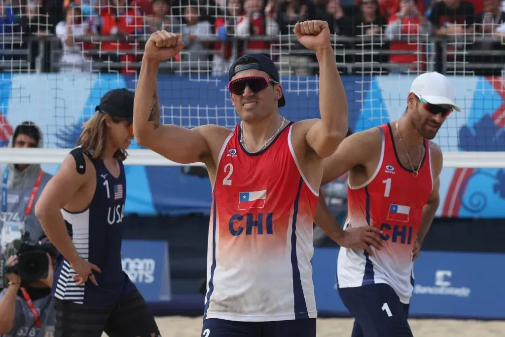 Chile derrotó a Estados Unidos en el vóleibol playa masculino: bronce de los primos Grimalt.