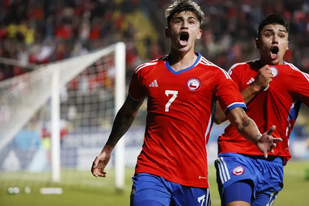 Maximiliano Guerrero marcó el tanto de Chile, tras jugadón de Damián Pizarro | Photosport
