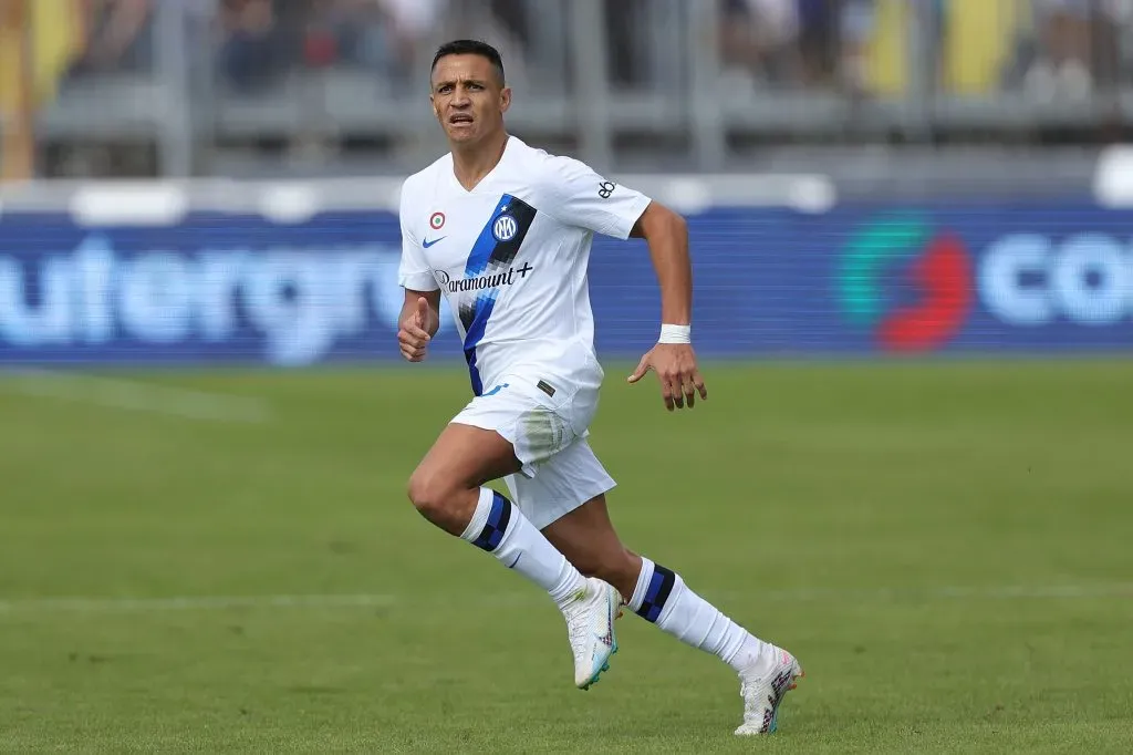 Alexis Sánchez espera sumar minutos en esta nueva edición de la Champions junto al Inter de Milán. Foto: Getty Images.