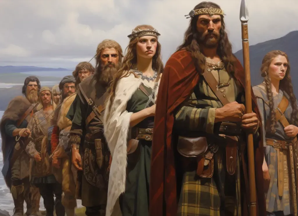 Recreación de pobladores celtas