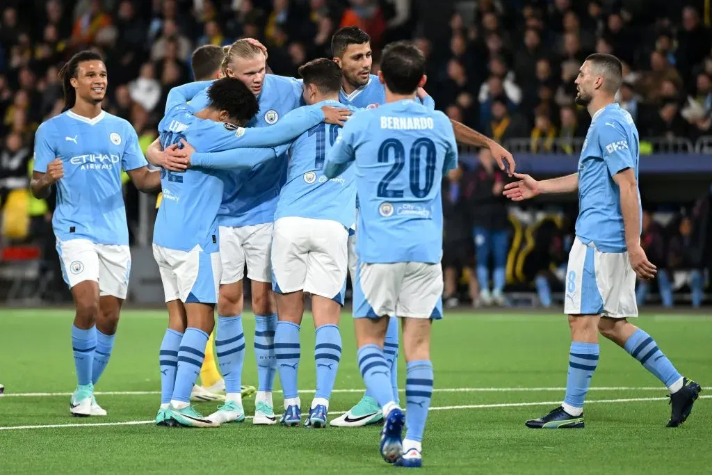 Manchester City, campeón vigente, sigue invicto en la Champions League. Foto: Getty Images