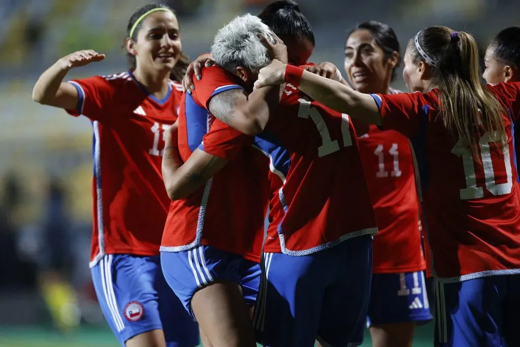 Fernanda Pinilla marcó un golazo, pero a Chile no le alcanzó. Foto: Photosport.