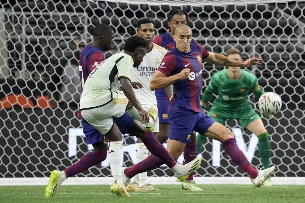 El último Clásico que se registra entre Barcelona y Real Madrid fue en el pasado mes de julio en Estados Unidos. Foto: Getty Images.