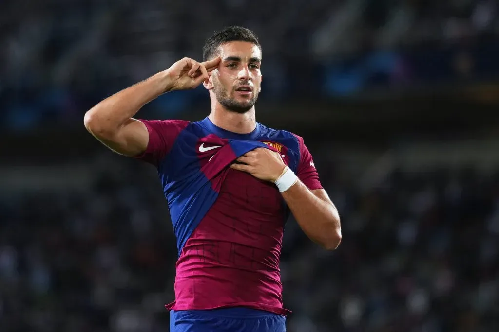 Ferran Torres es uno de los jugadores que espera triunfar junto a Barcelona en El Clásico de local ante Real Madrid. Foto: Getty Images.
