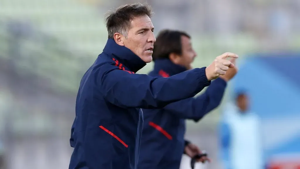 Eduardo Berizzo nuevamente fue pifiado en los Juegos Panamericanos (Photosport)