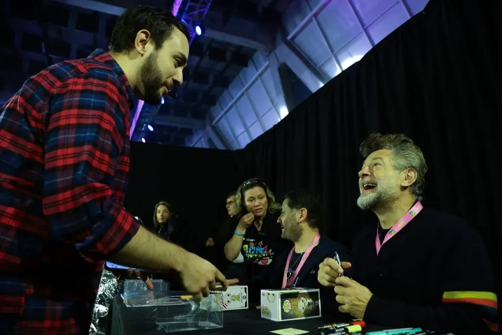 Serkis compartió con sus fanáticos firmando autógrafos y sacándose fotografías. Foto: Comic Con