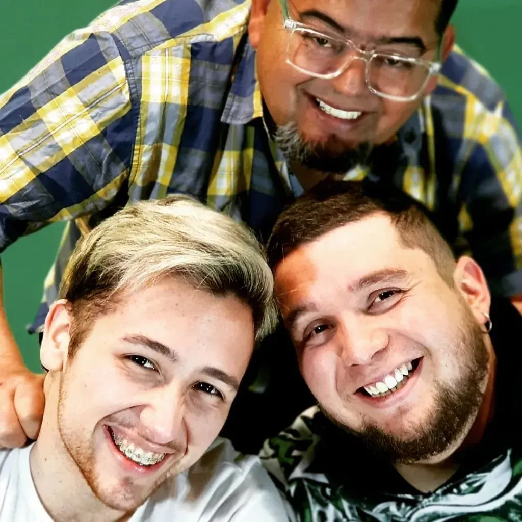 Mauricio Medina junto a sus nuevos compañeros de proyecto @rufino.payaso y @nicolas_mazzella a través de Instagram