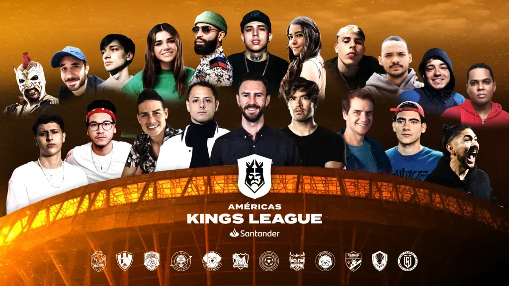 Hace poco se anunció la creación de la América Kings League, donde hay figuras como el chileno Germán Garmendia, Arcángel, Chicharito Hernández y James Rodríguez.