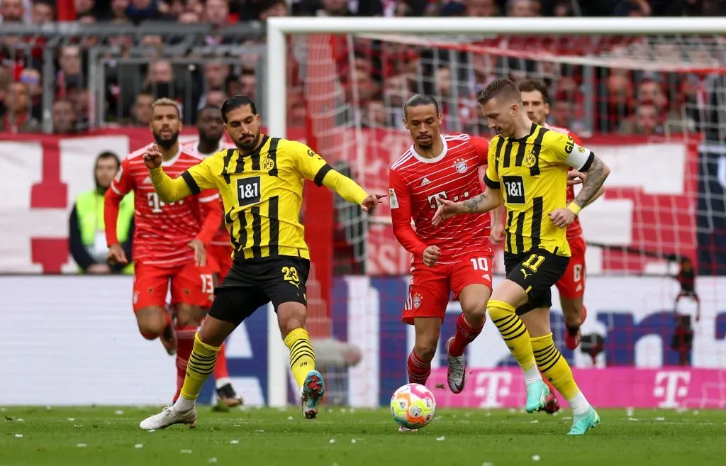 El último duelo entre Bayern Múnich y Borussia Dortmund fue en abril, con triunfo para los bávaros. Imagen: Getty.