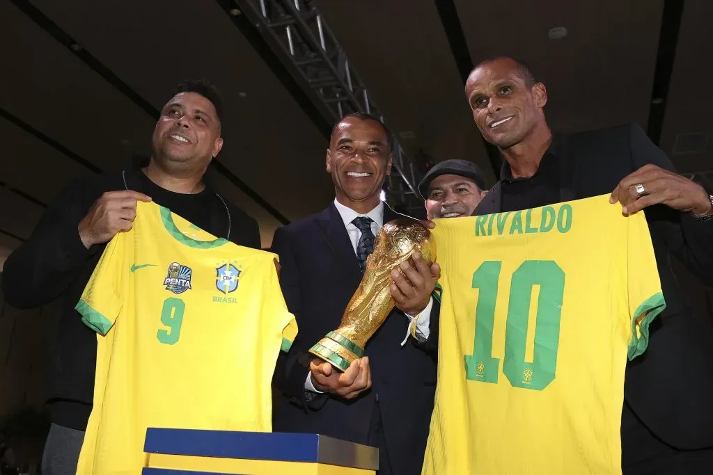 Cafú fue campeón del mundo con Brasil en 2002. (Photo by Buda Mendes/Getty Images)