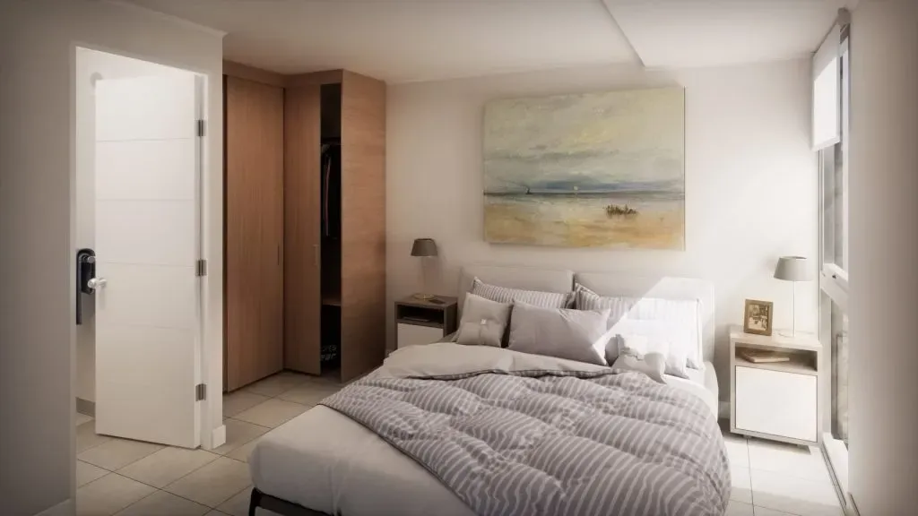 Galería de la Villa Panamericana, que prontamente será hogar de cientos de familias.