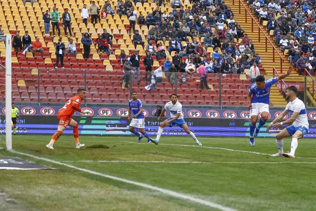 Así fue el gol de Israel Poblete que significó la apertura del marcador en el Santa Laura | Photosport