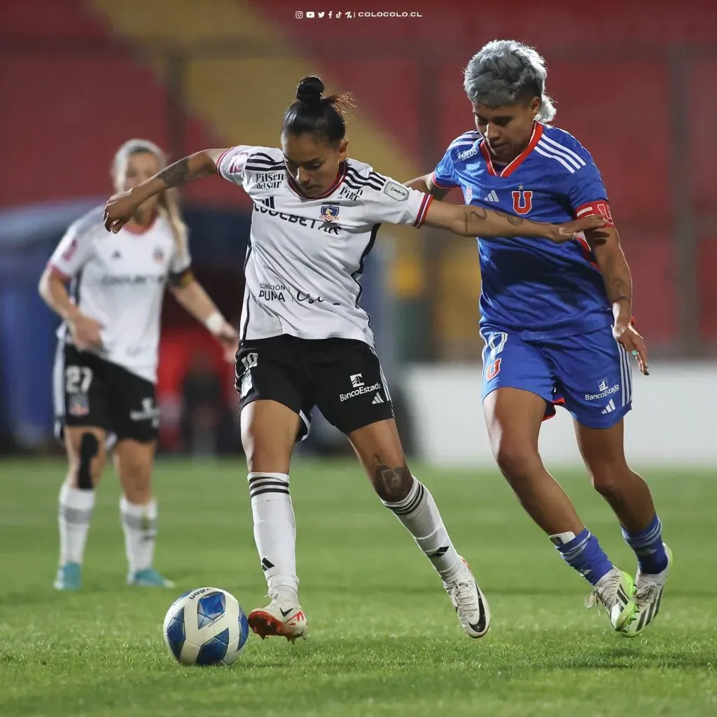 La U y Colo Colo jugaron la semifinal de ida del Campeonato Nacional Femenino 2023. | Foto: Colo Colo