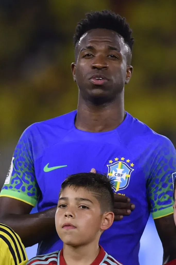 Vinicius Junior fue parte de la oncena titular de Brasil ante Colombia en Barranquilla | Getty Images