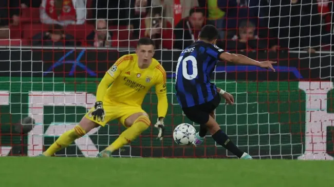 Alexis Sánchez marcó el gol del empate del Inter de Milán ante Benfica. Foto: IMAGO.