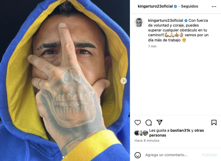 El gesto de Arturo Vidal a Boca Juniors que dejó la grande en Argentina. Foto: Instagram.