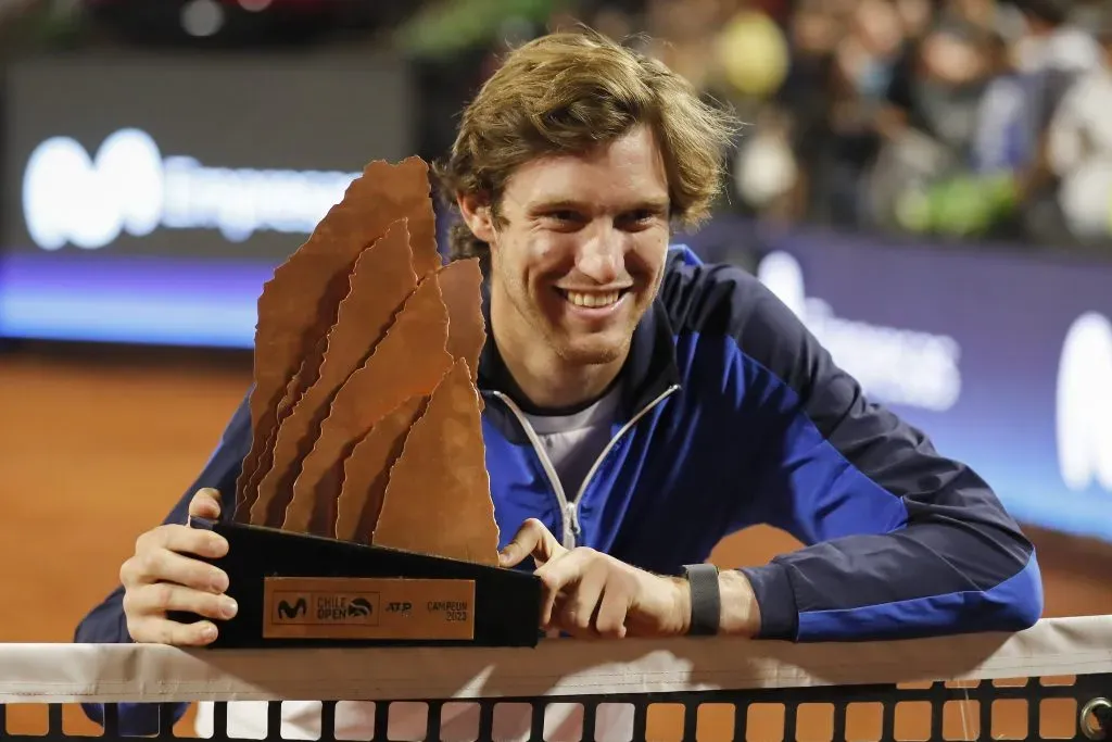 Nicolás Jarry espera revalidar el título del Chile Open 2023 el año venidero. (Felipe Zanca/Photosport).