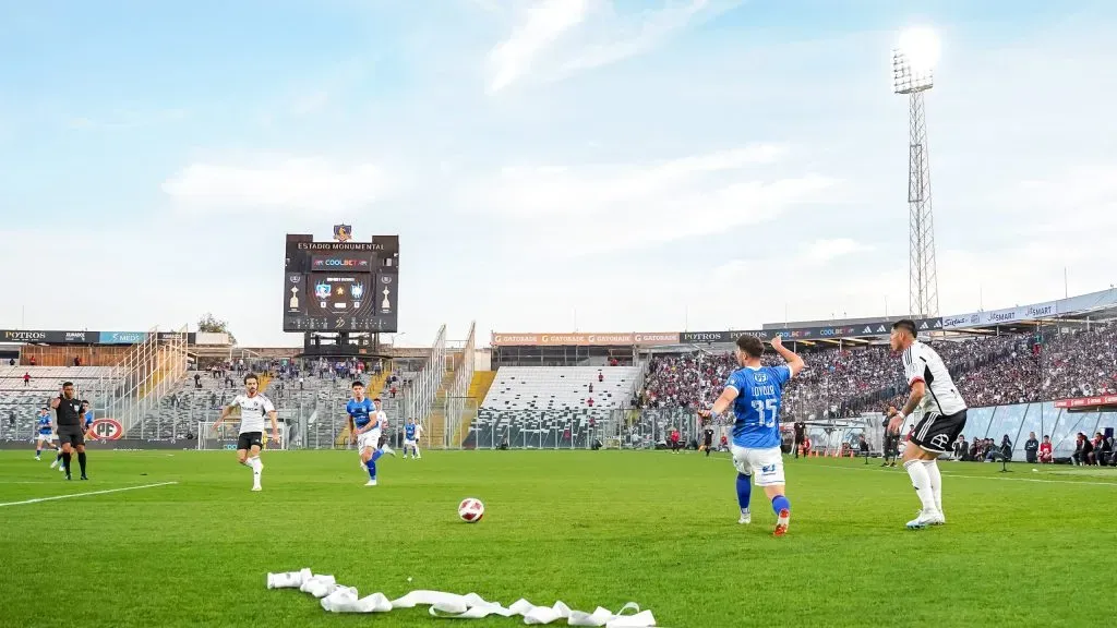 Colo Colo en la cancha del Monumental