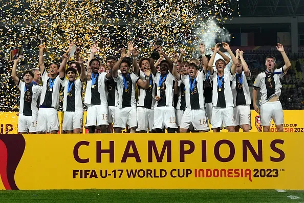 Alemania campeón del mundo sub 17 en Indonesia 2023.