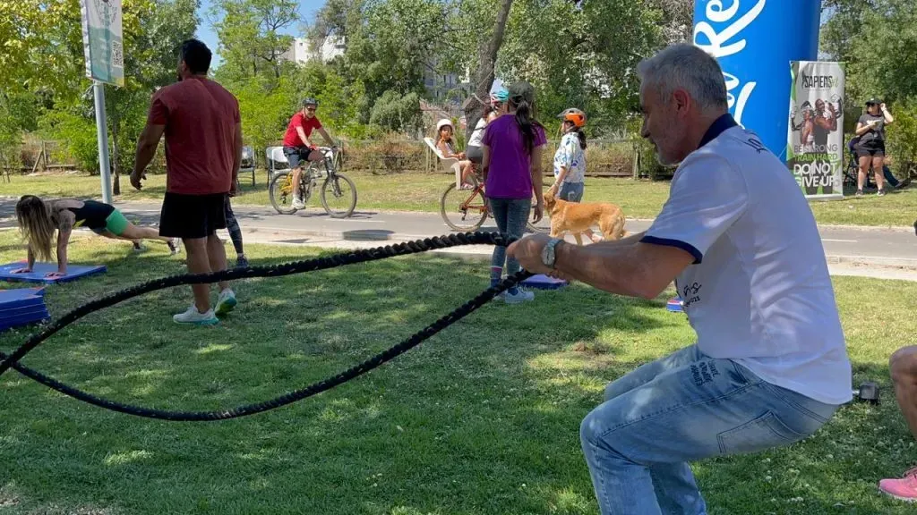 Juvenal demostró que está intacta su destreza deportiva