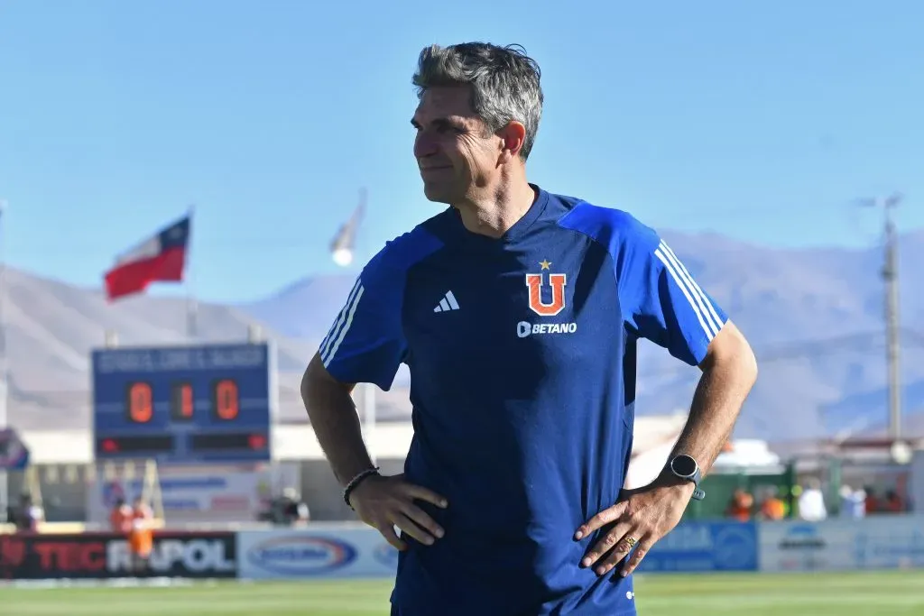 Mauricio Pellegrino habló tras la dura caída de la U ante Cobresal en El Salvador. | Foto: Photosport