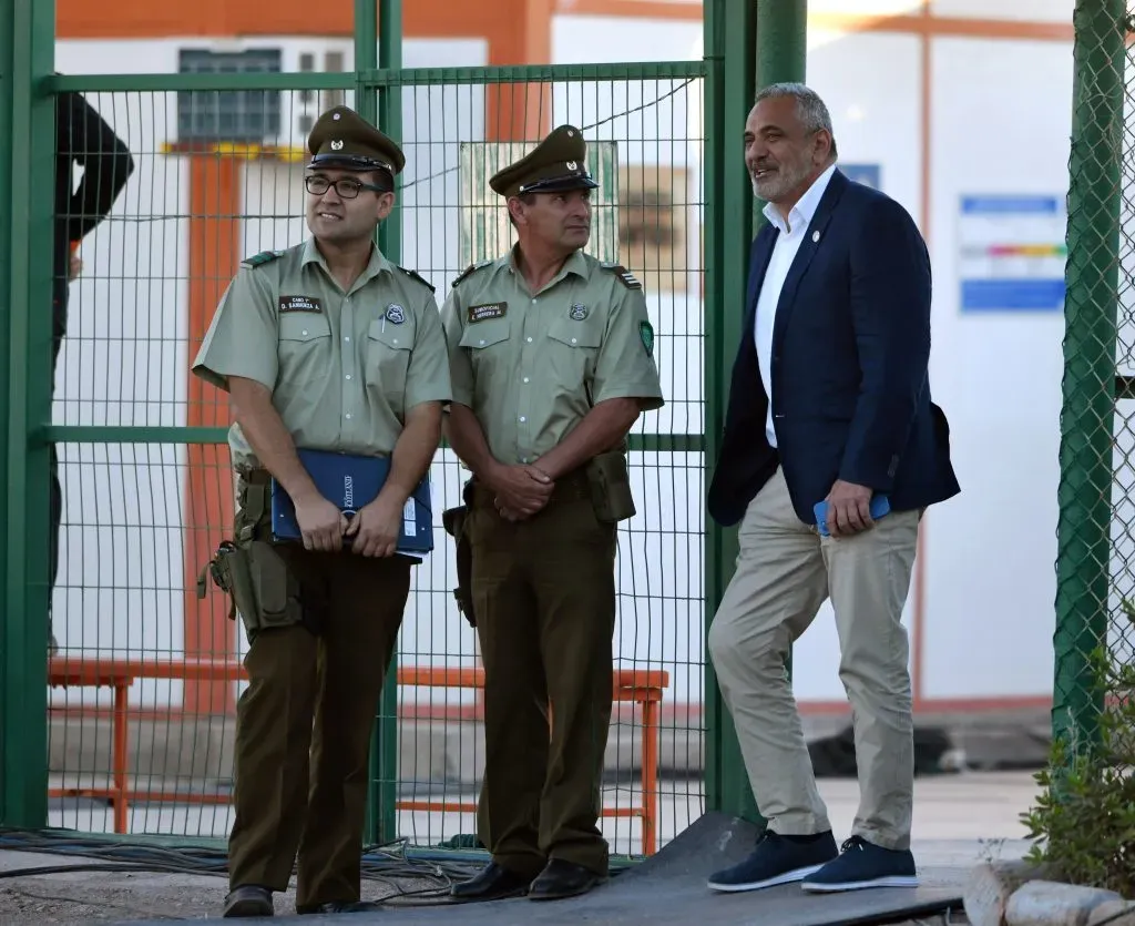 Pablo Milad en el estadio El Cobre de El Salvador. (Alejandro Pizarro Ubilla/Photosport).