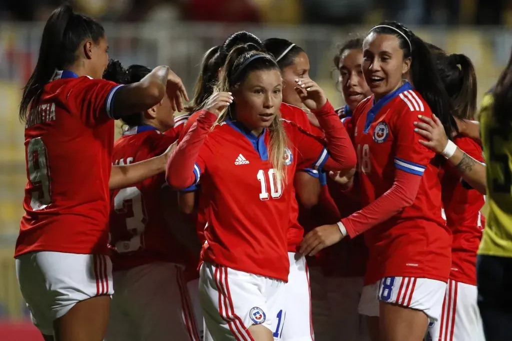 Yanara Aedo también la rompió en la selección chilena femenina. | Foto: Photosport