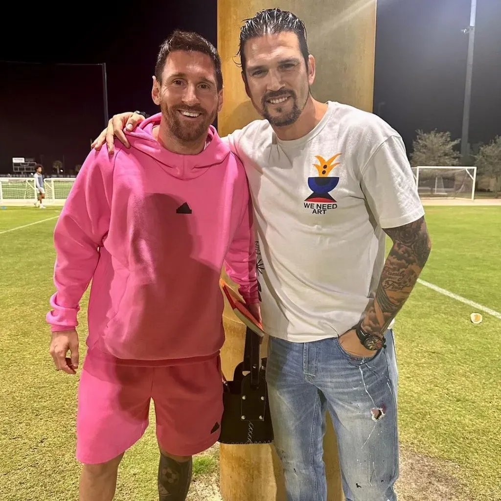Messi y Mark González | Instagram