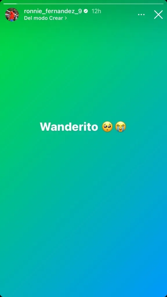 El mensaje de Ronnie Fernández tras el fracaso de Santiago Wanderers. Foto: Instagram.