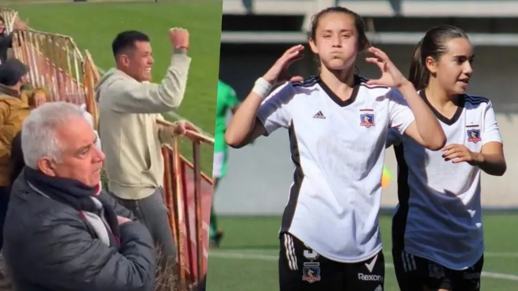 En junio, Carlos Muñoz celebró el Día del Padre con un golazo y título de su hija en Colo Colo.