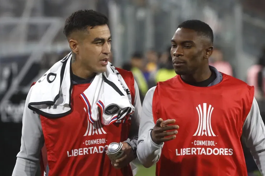 Darío Lezcano y Fabián Castillo, los delanteros estrellas de Colo Colo para el 2023, cierran el año sin pena ni gloria. Foto: Photosport.
