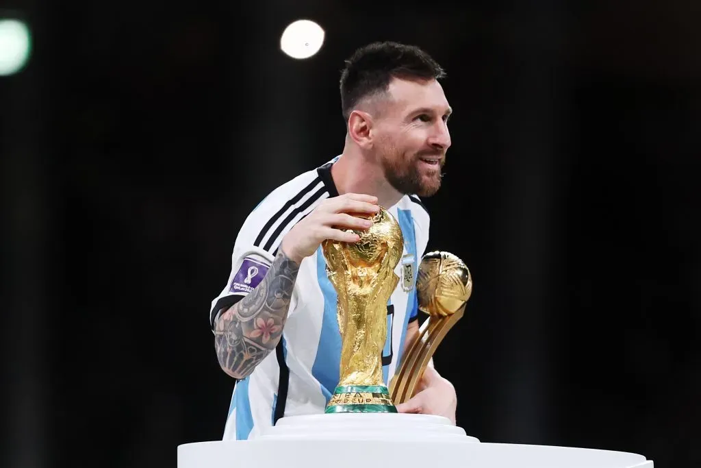 El gran rendimiento de Lionel Messi en Qatar 2022 todavía puede ser un factor en estos premios The Best 2023. | Foto: Getty Images.