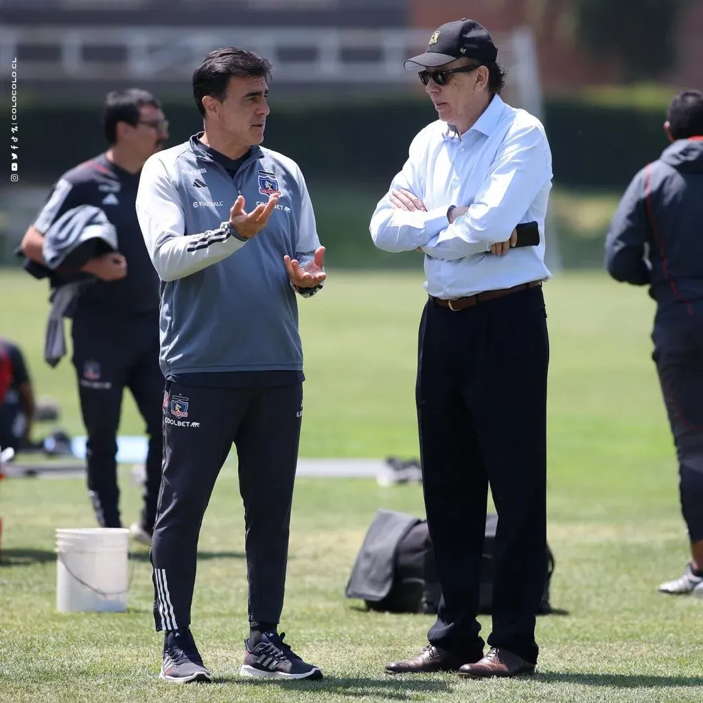 Quinteros espera que Stöhwing respalde su continuidad (Foto: Colo Colo)