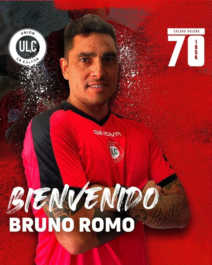 Bruno Romo se suma a la amplia lista de refuerzos cementeros. Foto: Comunicaciones Unión La Calera.