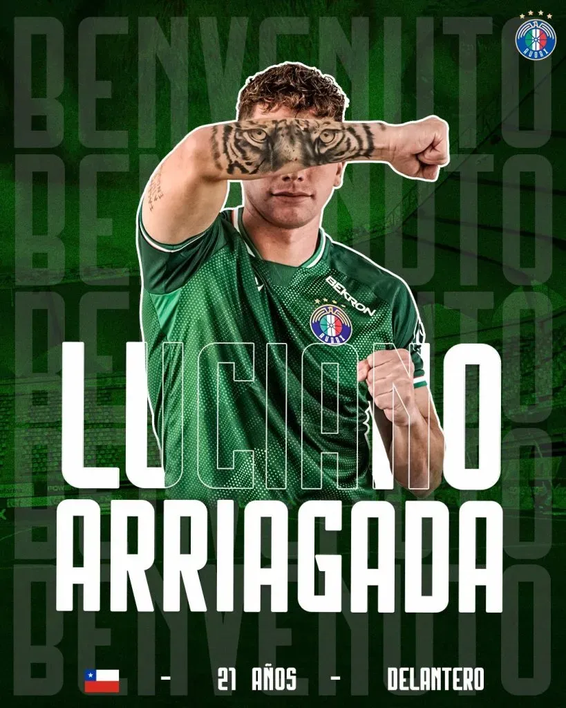 Luciano Arriagada vuelve a Chile con los Itálicos. Foto: Comunicaciones Audax Italiano.