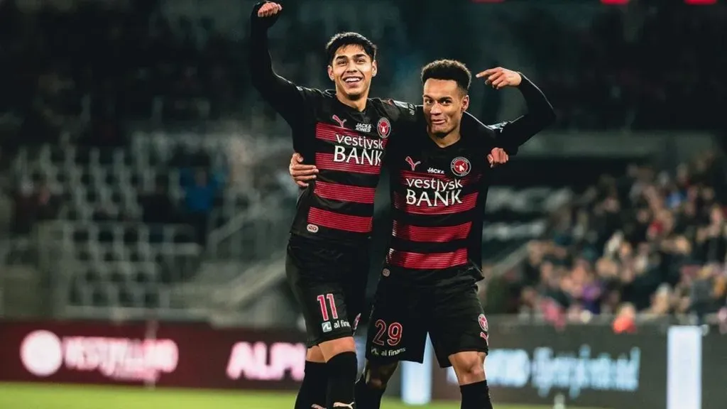 Darío Osorio en el Midtjylland