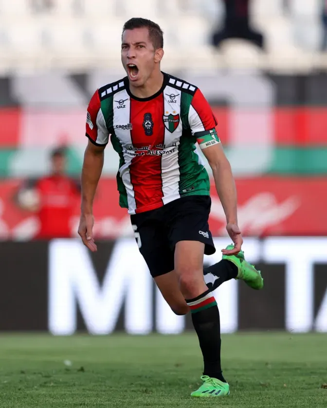 La foto que Palestino usó para el segundo saludo al cumpleañero Agustín Farías. (Captura).