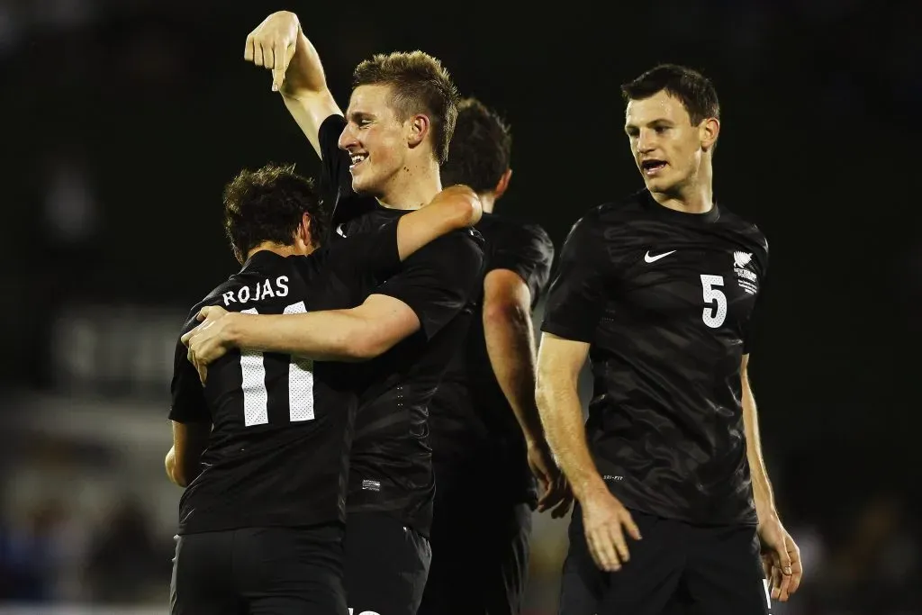 Marco Rojas y Chris Wood jugaron juntos en 27 oportunidades por la selección de Nueva Zelanda. (Hannah Peters/Getty Images)