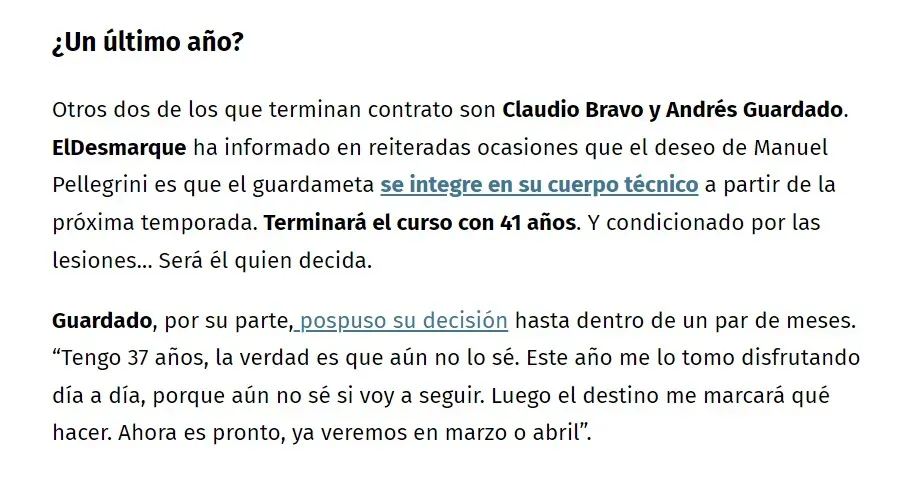 La publicación sobre Bravo y su futuro en Betis (El Desmarque)