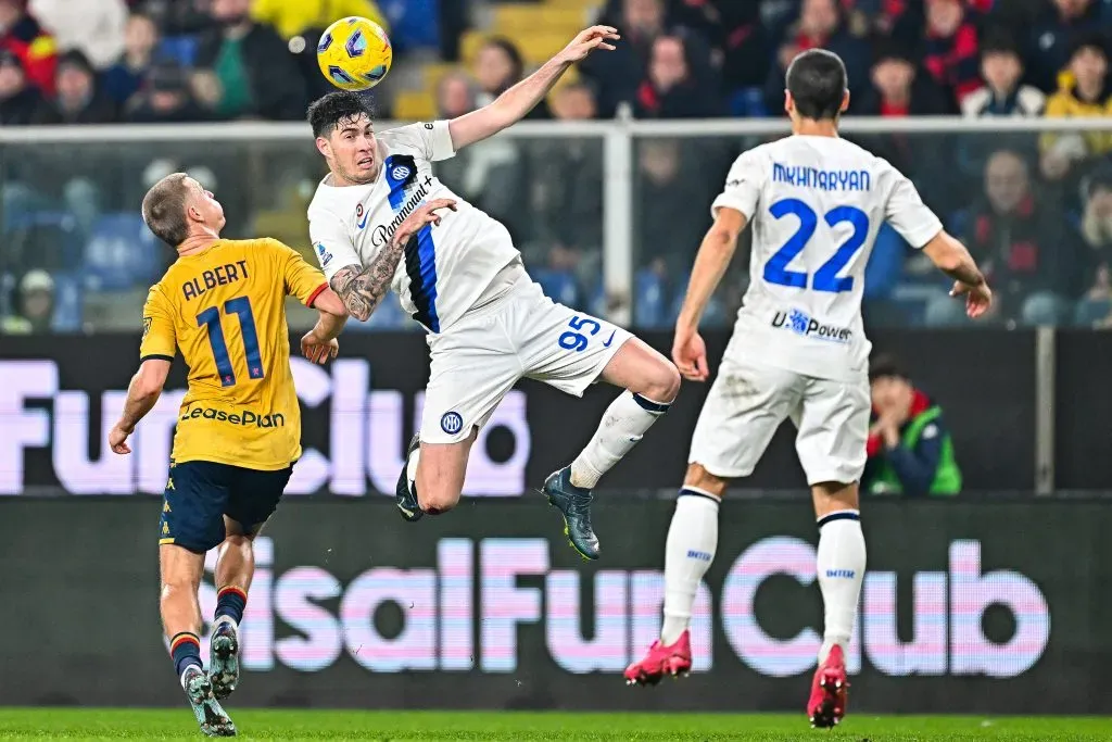 Inter empató 1-1 contra Genoa en el último partido del 2023: Alexis entró cerca del final.