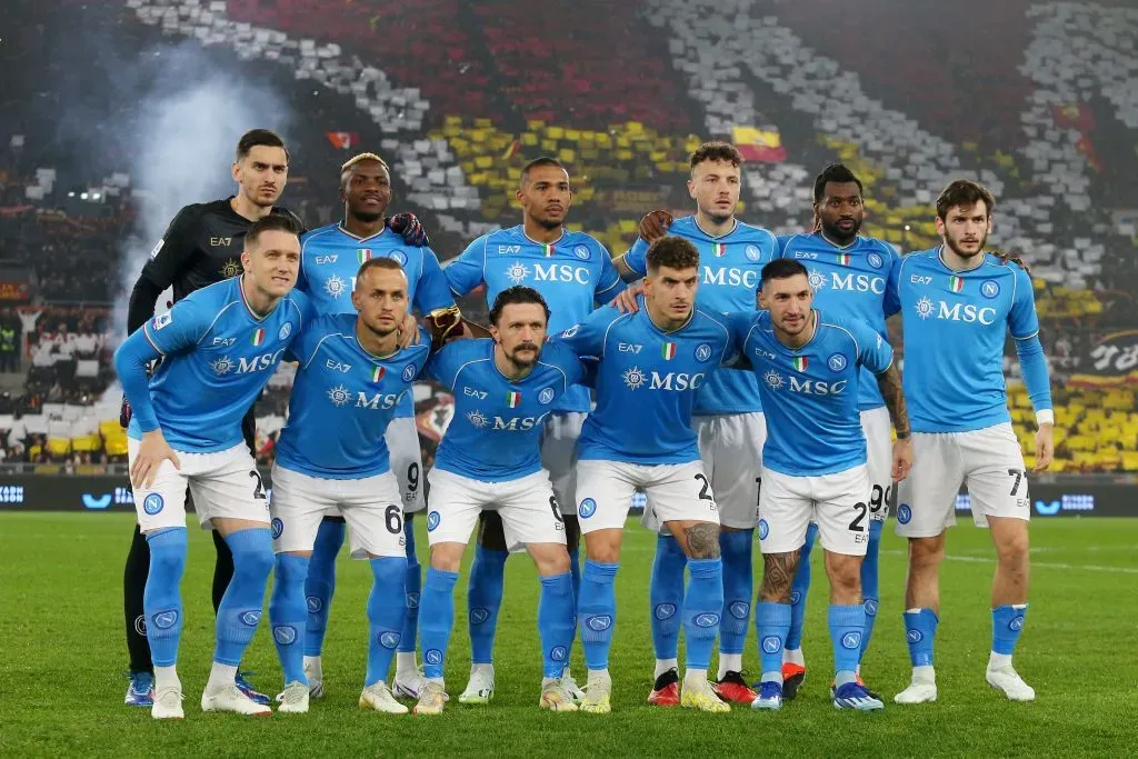 Napoli de momento es el único equipo italiano interesado en jugar la Superliga de Europa. ¿Mantendrá esa postura ahora? | Foto: Getty Images.