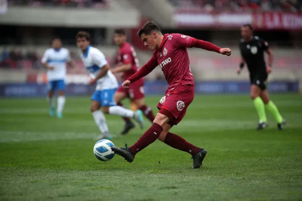 Leandro Díaz en acción por Deportes La Serena. La última temporada la jugó en Unión La Calera. (Hernan Contreras/Photosport).