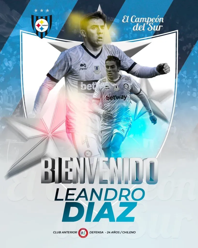 Leandro Díaz es acerero | Crédito: Huachipato