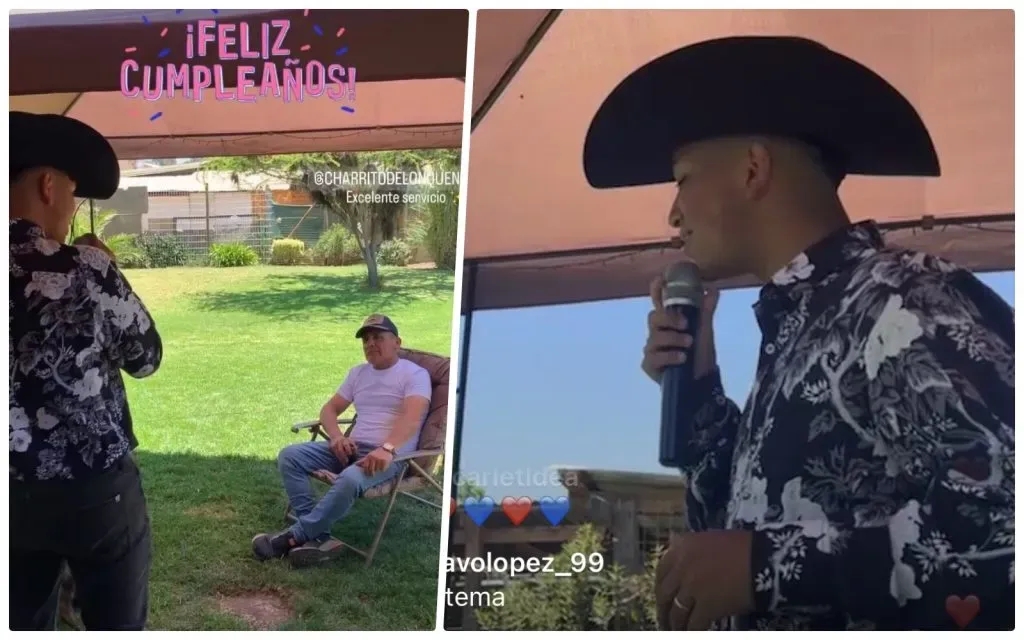 Un especial cumpleaños para el papá de Cristóbal Campos que fue transmitido por redes sociales.